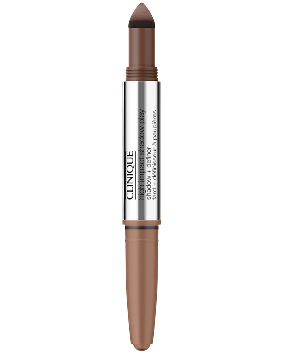 CLINIQUE High Impact Shadow Play™ Shadow + Definer Oogschaduwstick - gepigmenteerd & crèmeachtige finish DOUBLE LATTE
