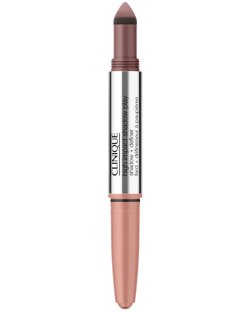 CLINIQUE High Impact Shadow Play™ Shadow + Definer Oogschaduwstick - gepigmenteerd & crèmeachtige finish ROSE & TRUFFLES