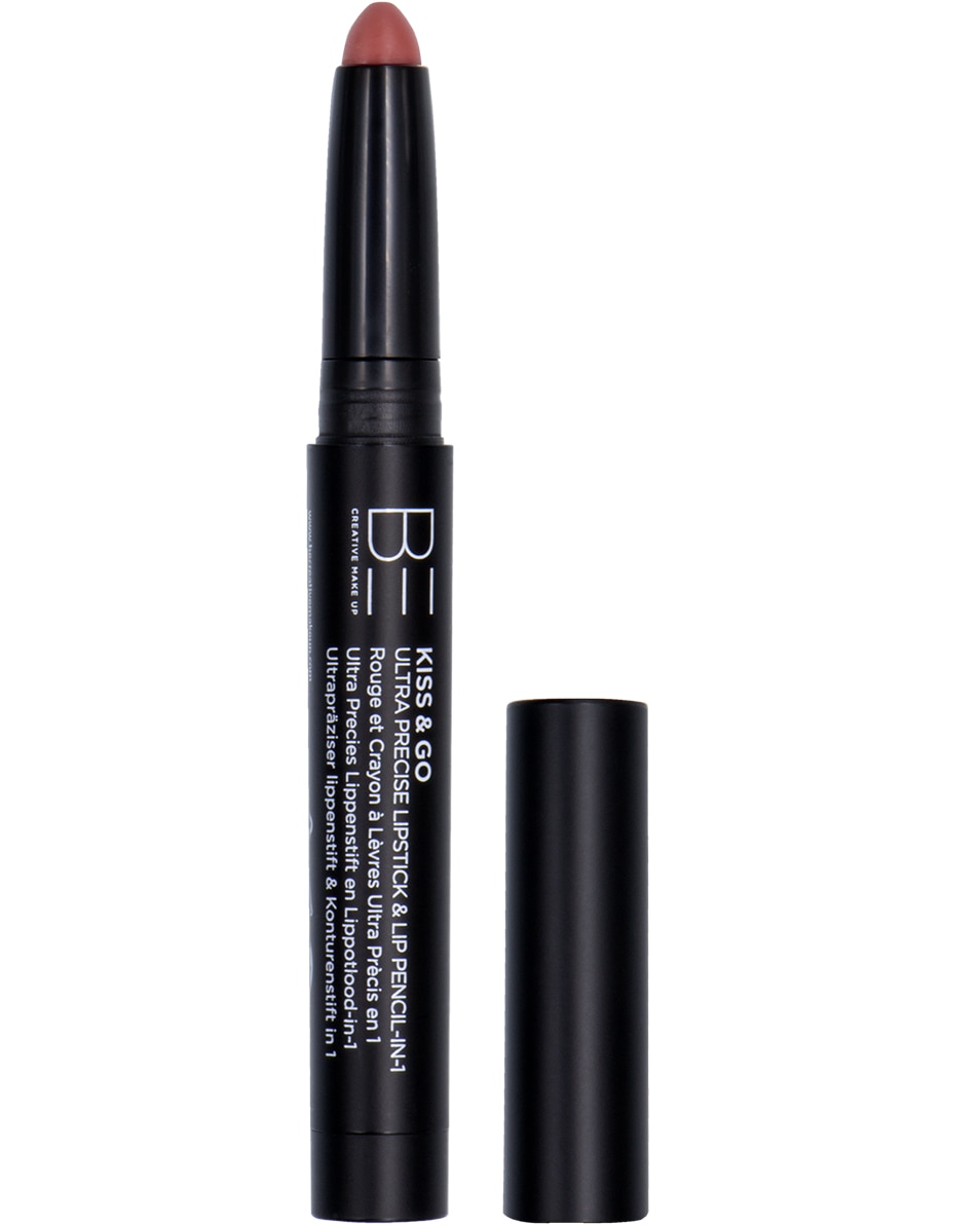 BE Creative Make Up KISS&GO Ultra precies lippenstift & lippotlood in 1 005 SILK SLIP