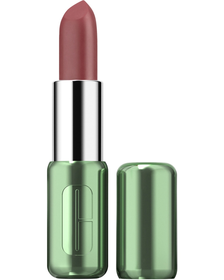 CLINIQUE PopTM Longwear Lipstick Lippenstift - langhoudende kleur, gepigmenteerd & met primer Clove Pop