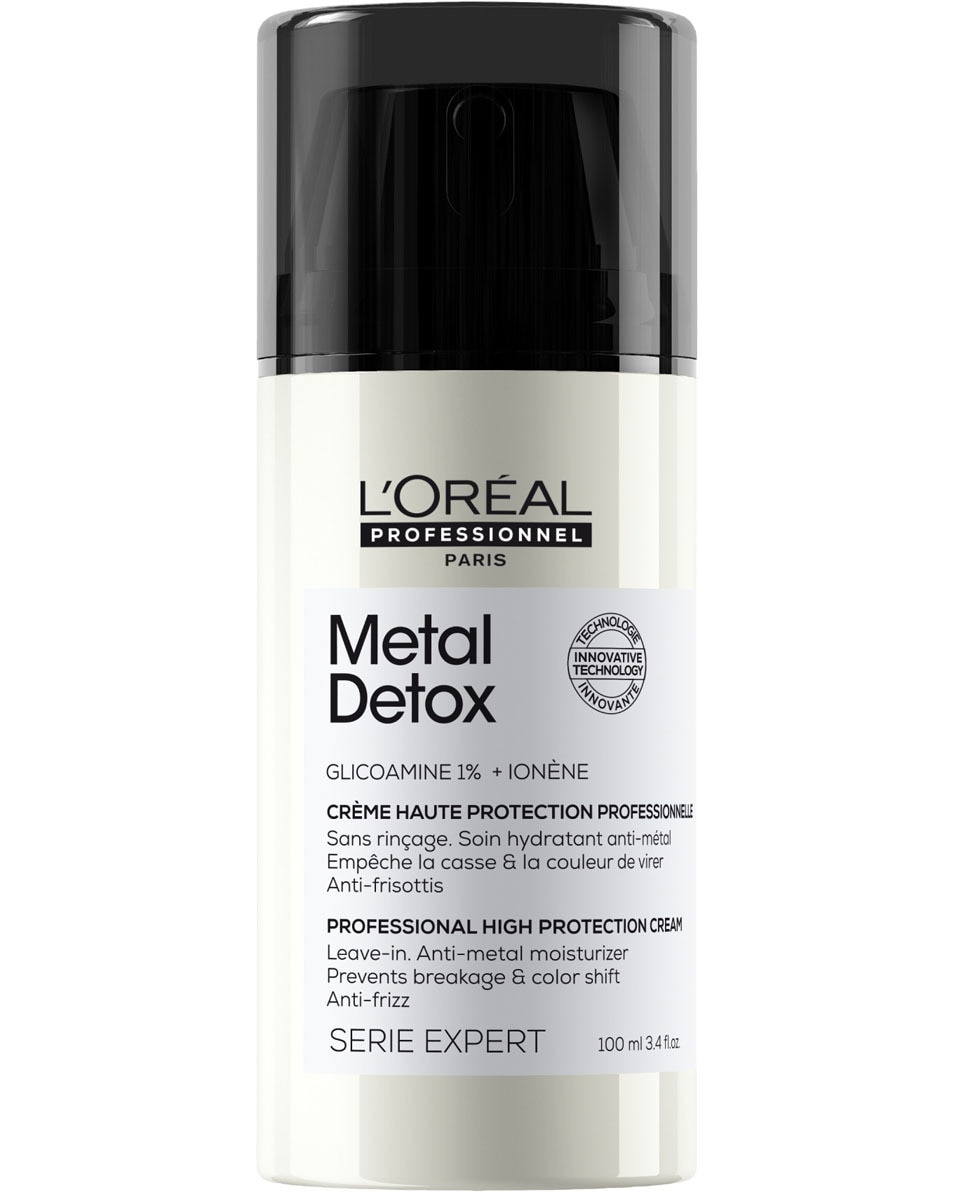 L'OREAL PROFESSIONNEL Metal Detox Leave-in cream voor beschadigd & breekbaar haar 100 ML