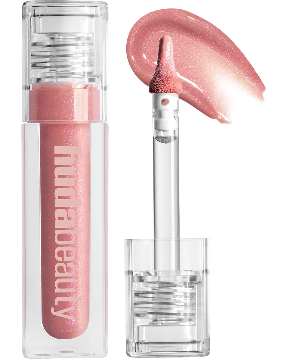 HUDA BEAUTY ICY NUDE FAUX FILLER LIP GLOSS SHE FLIRTY