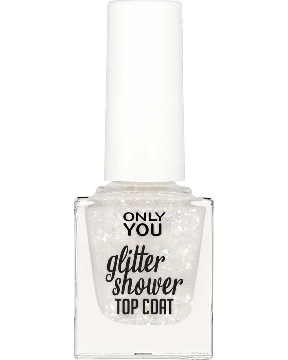 ONLY YOU SPRING SUMMER 2025 Top coat glitter shower 002 RUBY WHISPER