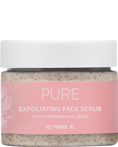 Exfoliërende gezichtsscrub met granaatappelpitjes Exfoliërende gezichtsscrub met granaatappelpitjes