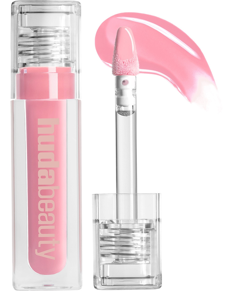 HUDA BEAUTY FAUX FILLER EXTRA SHINE LIP GLOSS UBE BIRTHDAY CAKE