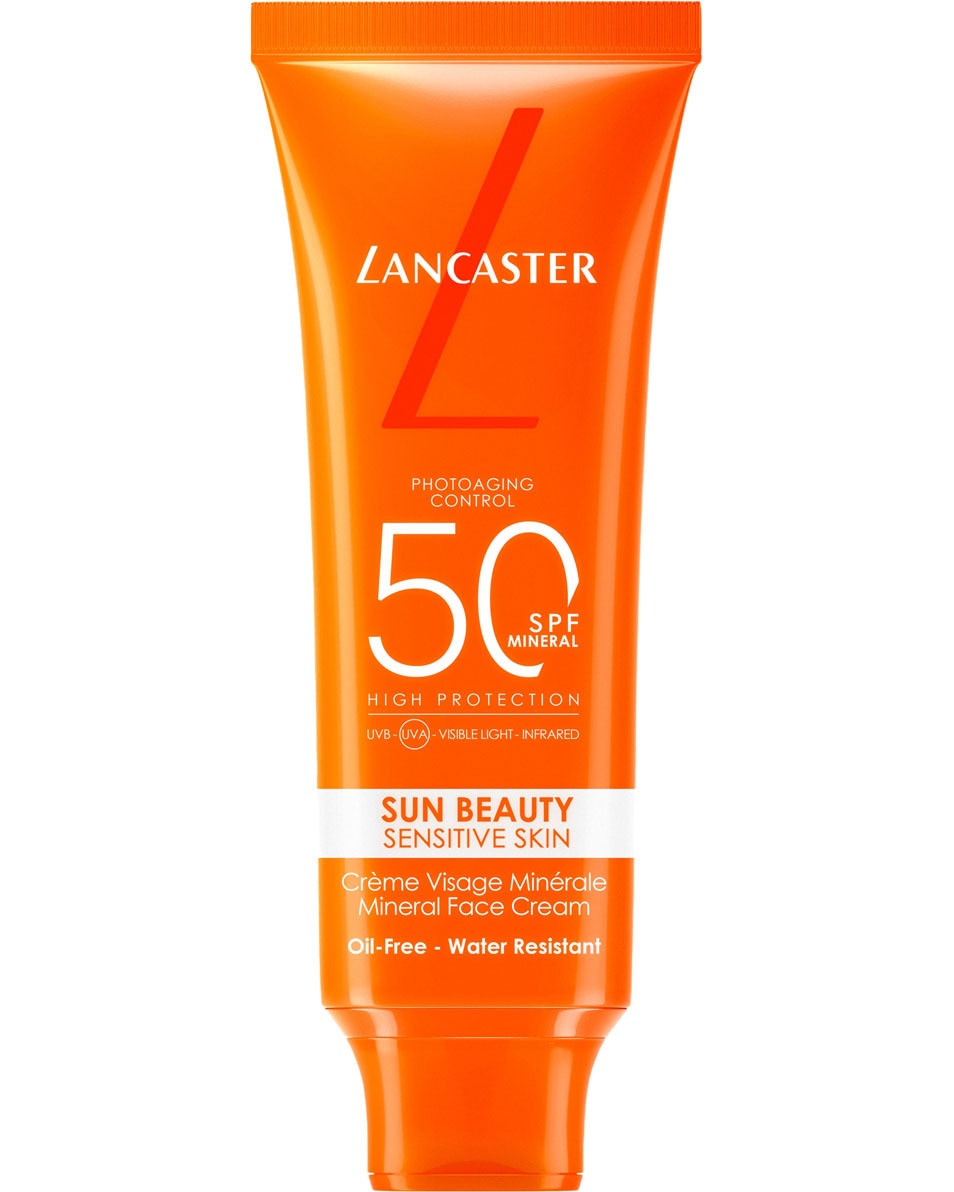LANCASTER Sun Beauty Sensitive Skin Mineral Face Cream SPF50 50 G