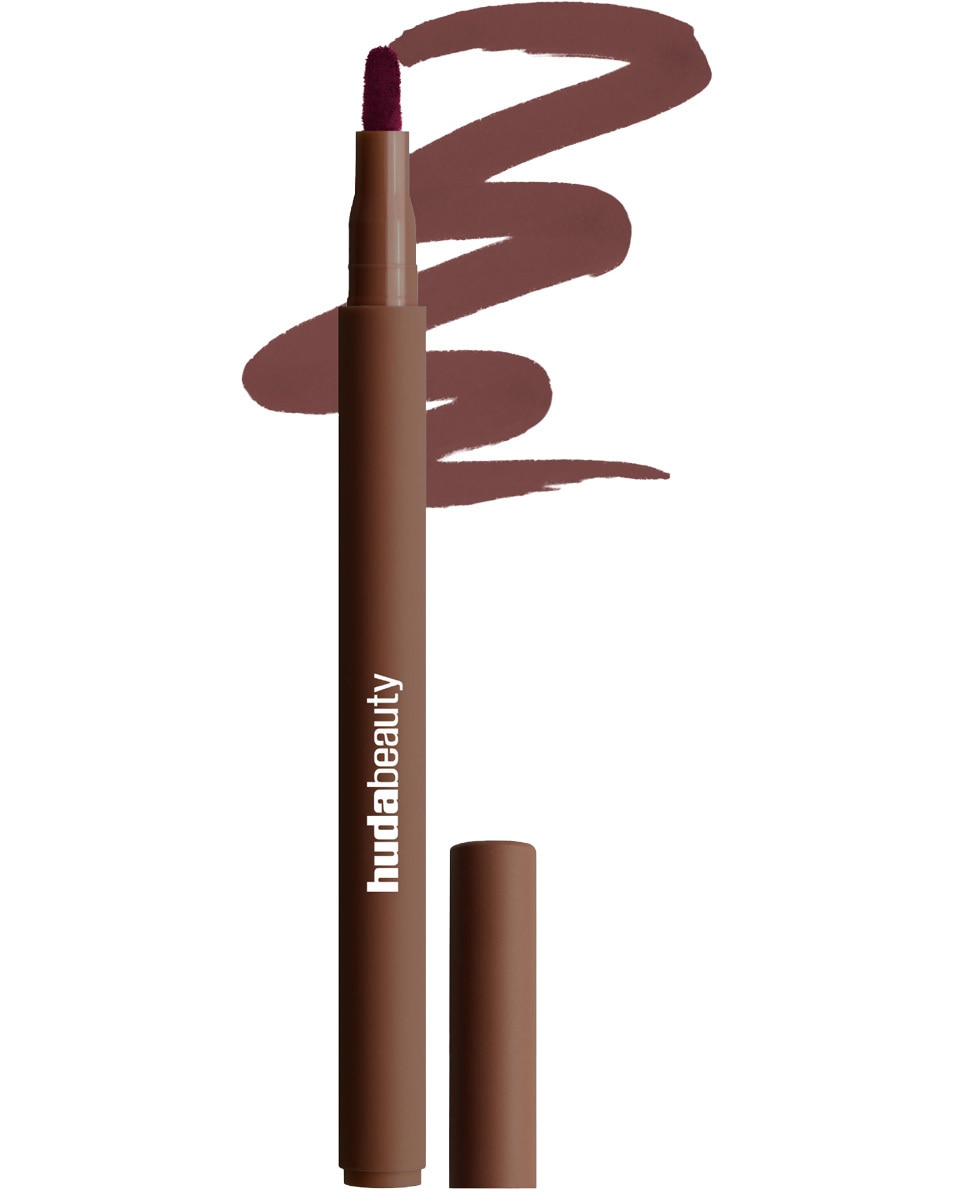 HUDA BEAUTY LIP CONTOUR LIP STAIN RICH BROWN