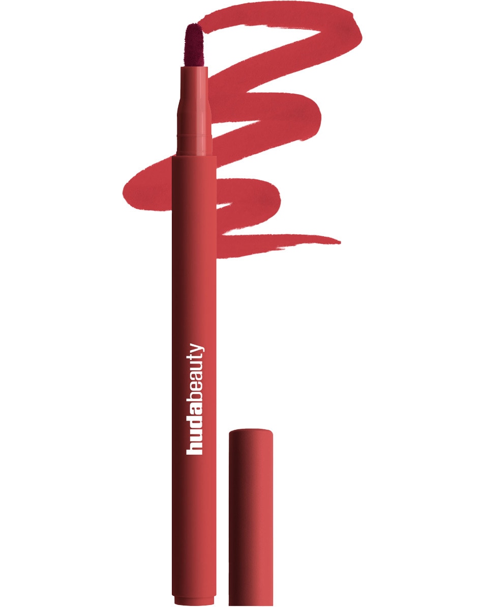 HUDA BEAUTY LIP CONTOUR LIP STAIN CHERRY RED