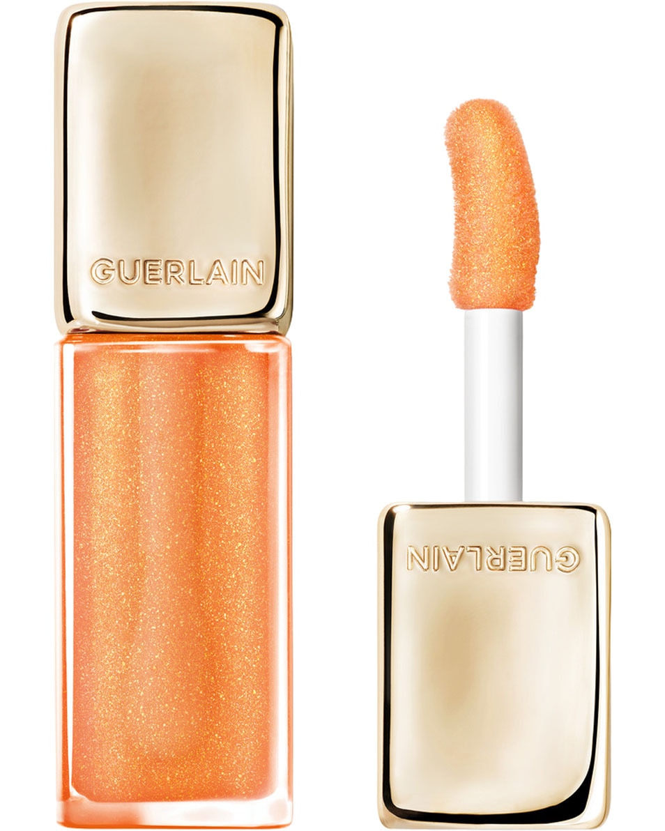 GUERLAIN KissKiss Bee Glow Oil Limited edition Een met honing verrijkte, getinte lipolie die voor 92% samengesteld is uit ingrediënten van natuurlijke oorsprong 389 SPARKLING PEACH