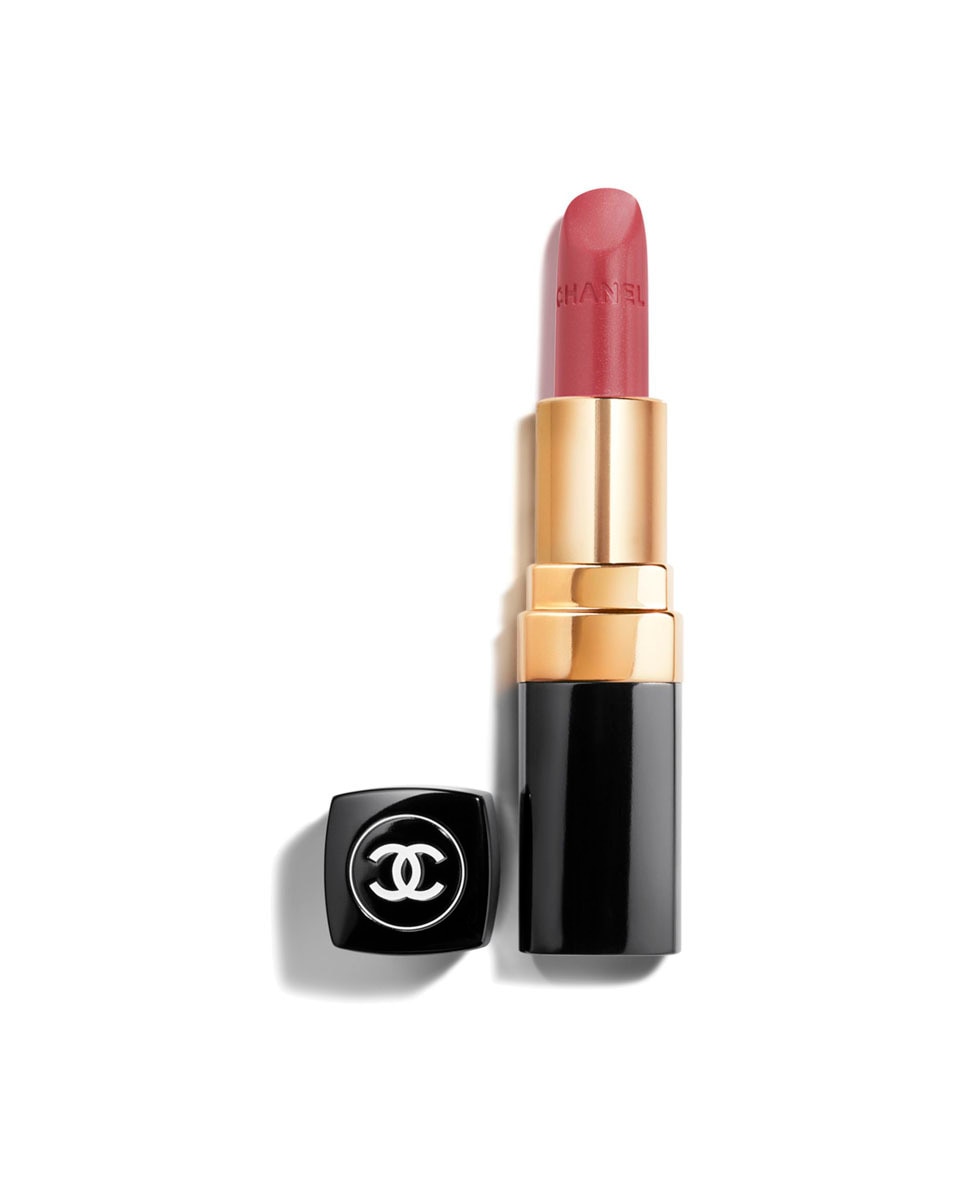 Chanel ROUGE COCO DE LANGHOUDENDE HYDRATERENDE EN GLADSTRIJKENDE VERZORGENDE LIPPENSTIFT MET SATIJNGLANS 128 LÉGENDE 3.5G
