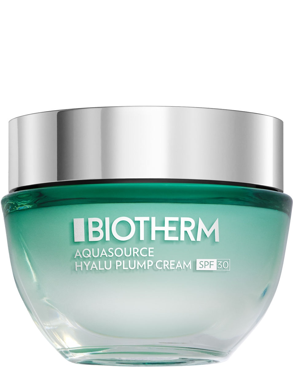 BIOTHERM Aquasource Hyalu Plump Crème Spf30 – Langdurige Hydratatie En Hoge Uv-Bescherming – Verrijkt Met Hyaluronzuur Duo 50 ML