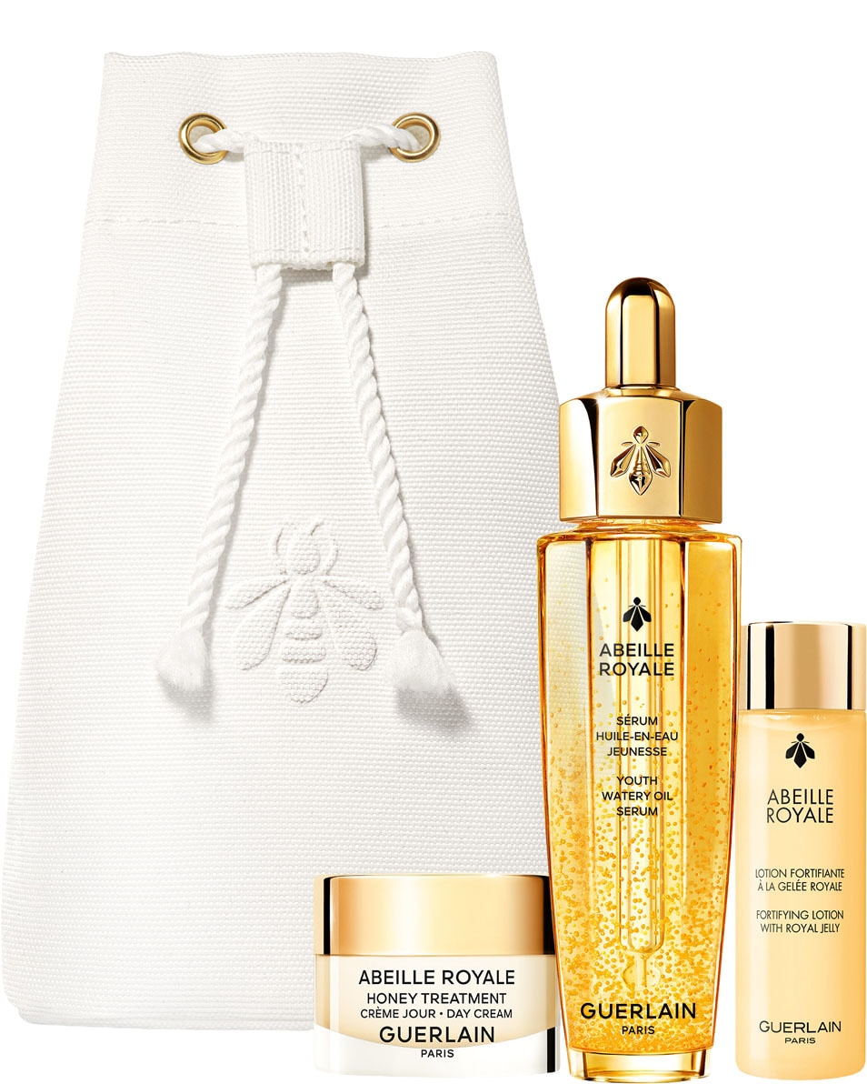 GUERLAIN ABEILLE ROYALE ANTI-AGEING RITUEEL VOOR EEN JEUGDIGE HUID 4 ST