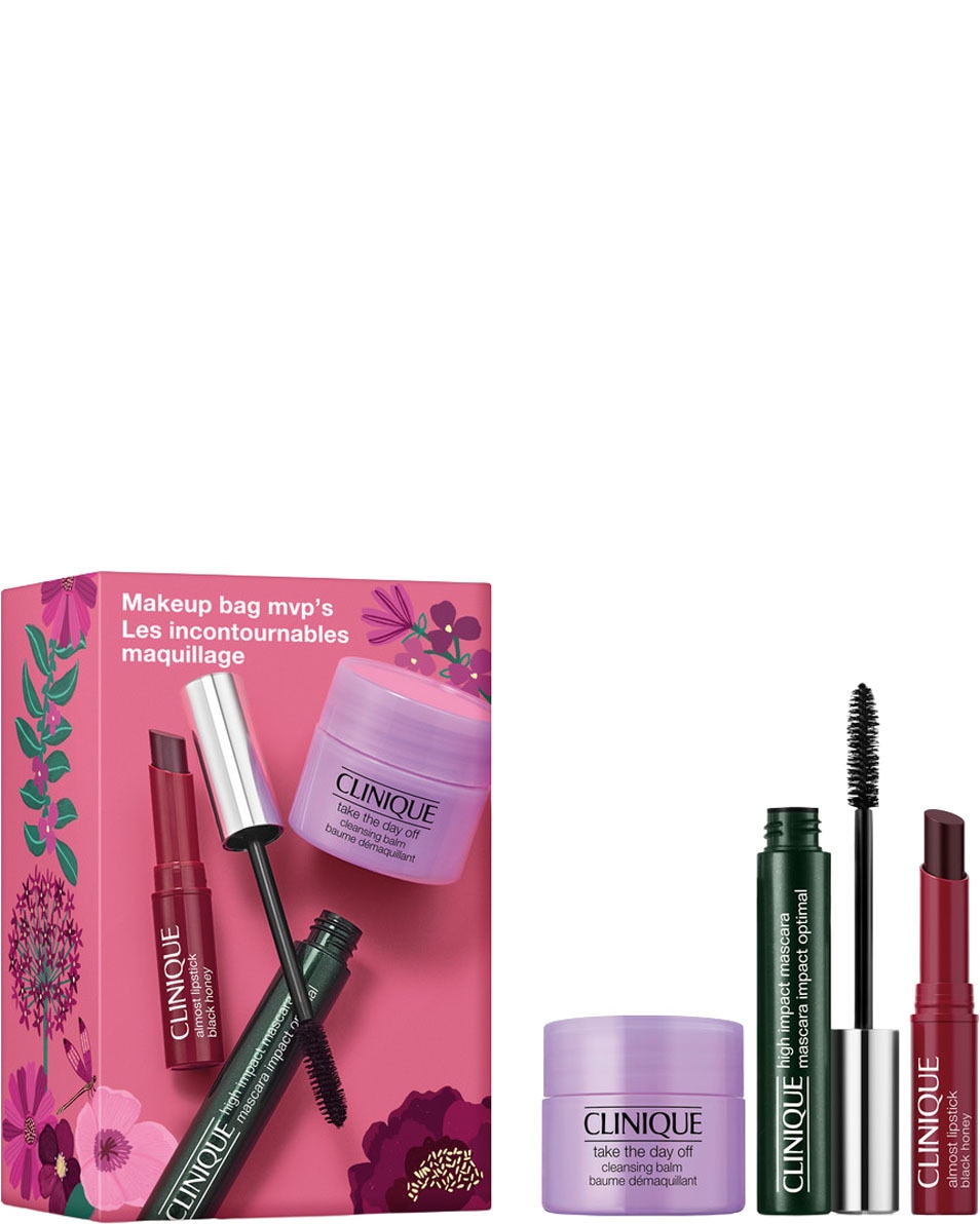 CLINIQUE High Impact Makeup Bag MVP’s Makeup Set 3 ST