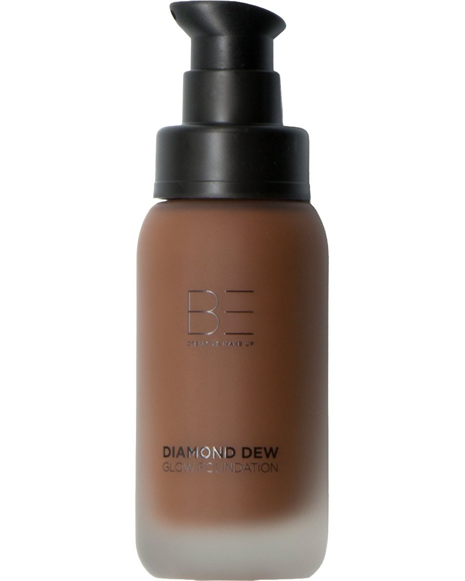 BE Creative Make Up DIAMOND DEW GLOW 24 uur hydraterende glowy foundation met medium dekking Hoola Original / Cookie Golden Pearl / Pompom / Shellie Gleam