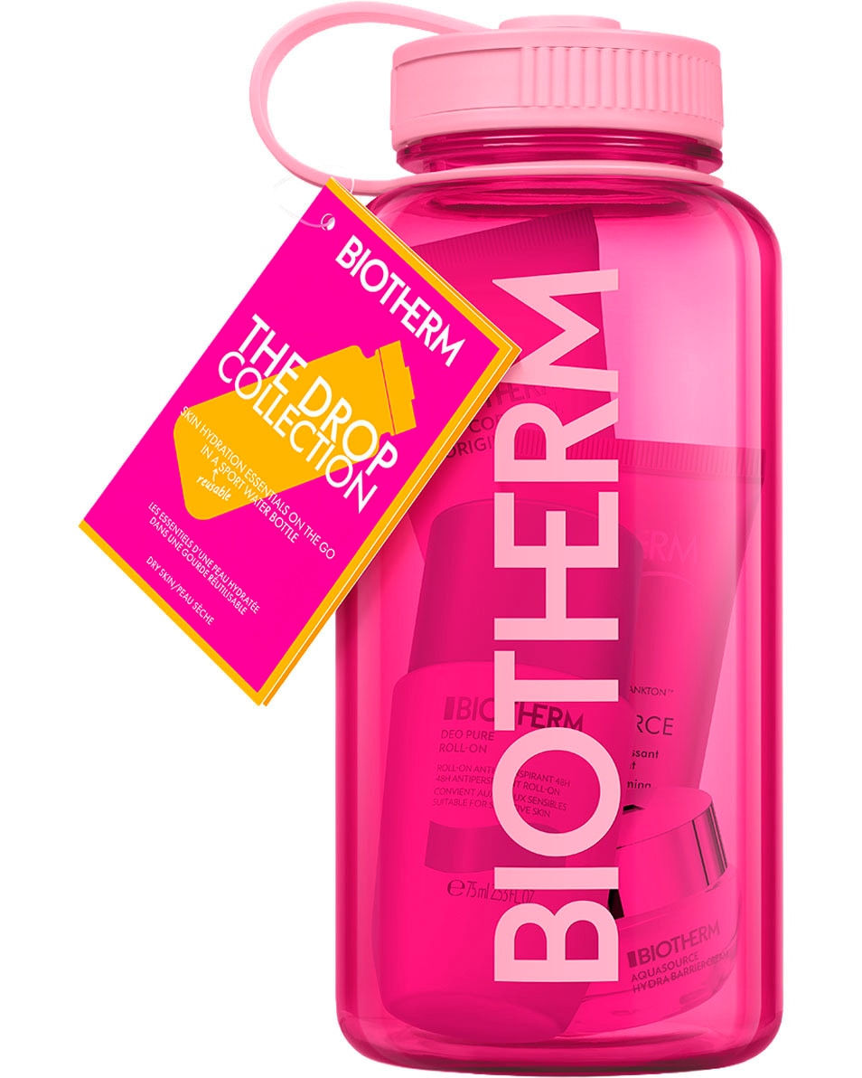 BIOTHERM Miscellaneous Pink Drop 4 Hydratatie-Essentials Voor Huid En Lichaam - Met Drinkfles 4 ST