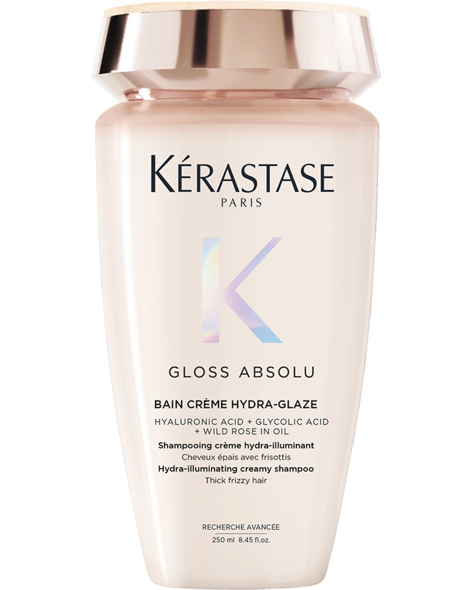 KÉRASTASE Gloss Absolu Bain Riche Crème Hydra-Glaze Anti-Frizz Shampoo Met Glanseffect - Voor Dik, Pluizig Haar 250 ML