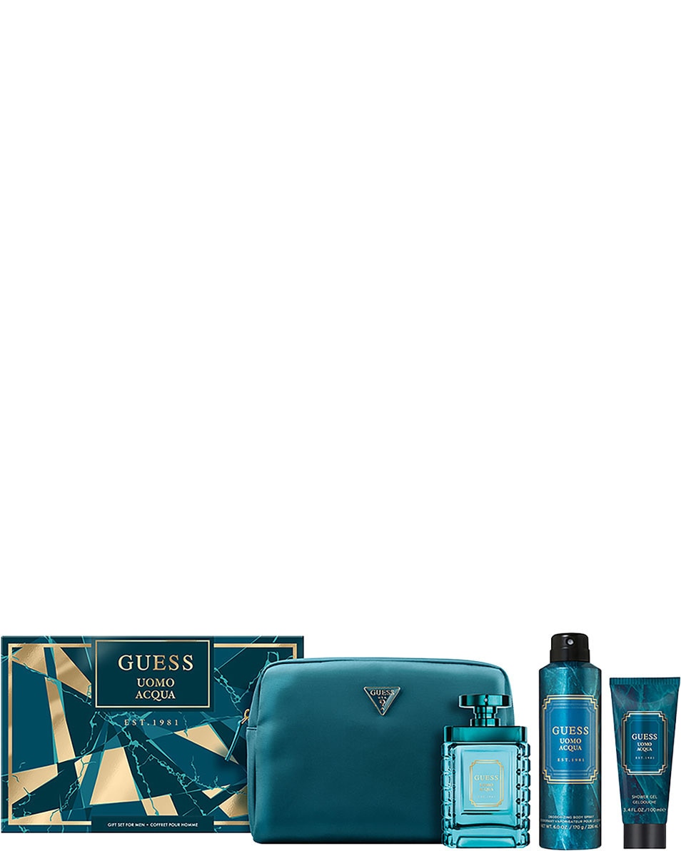 GUESS UOMO ACQUA Set - Eau de Toilette 4 ST