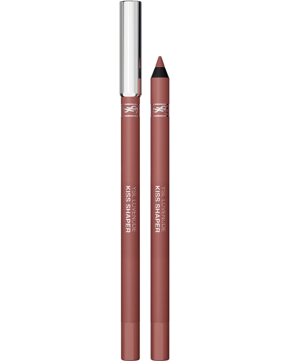 YVES SAINT LAURENT YSL LOVENUDE Kiss Shaper Sculpting lip liner #1 UNDRESSED PINK