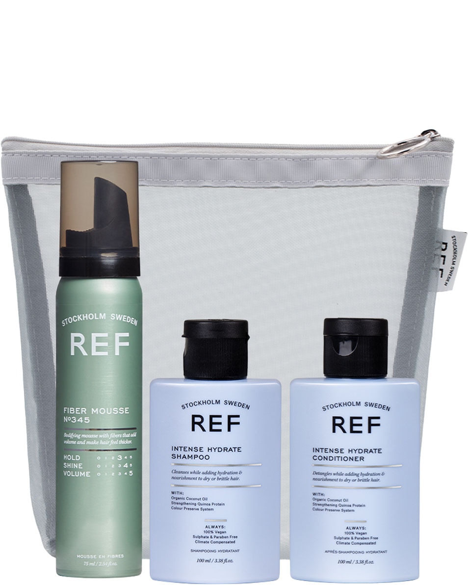 REF STOCKHOLM Travelbag Intense Hydrate Hydraterende essentials in travel size 3 ST