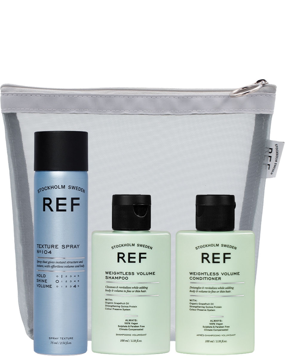 REF STOCKHOLM Travelbag Weightless Volume Volume essentials in travel size 3 ST