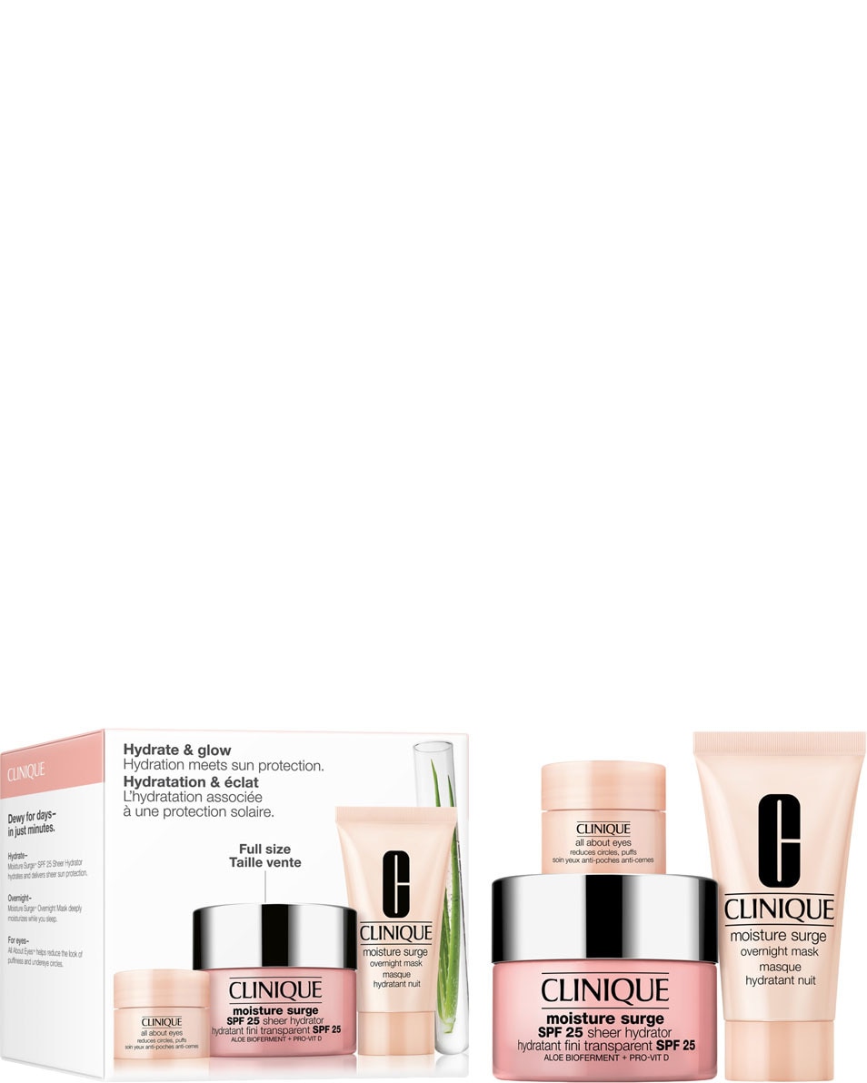 CLINIQUE Moisture Surge Hydrate & Glow Hydratatie Zon Promo Set 3 ST