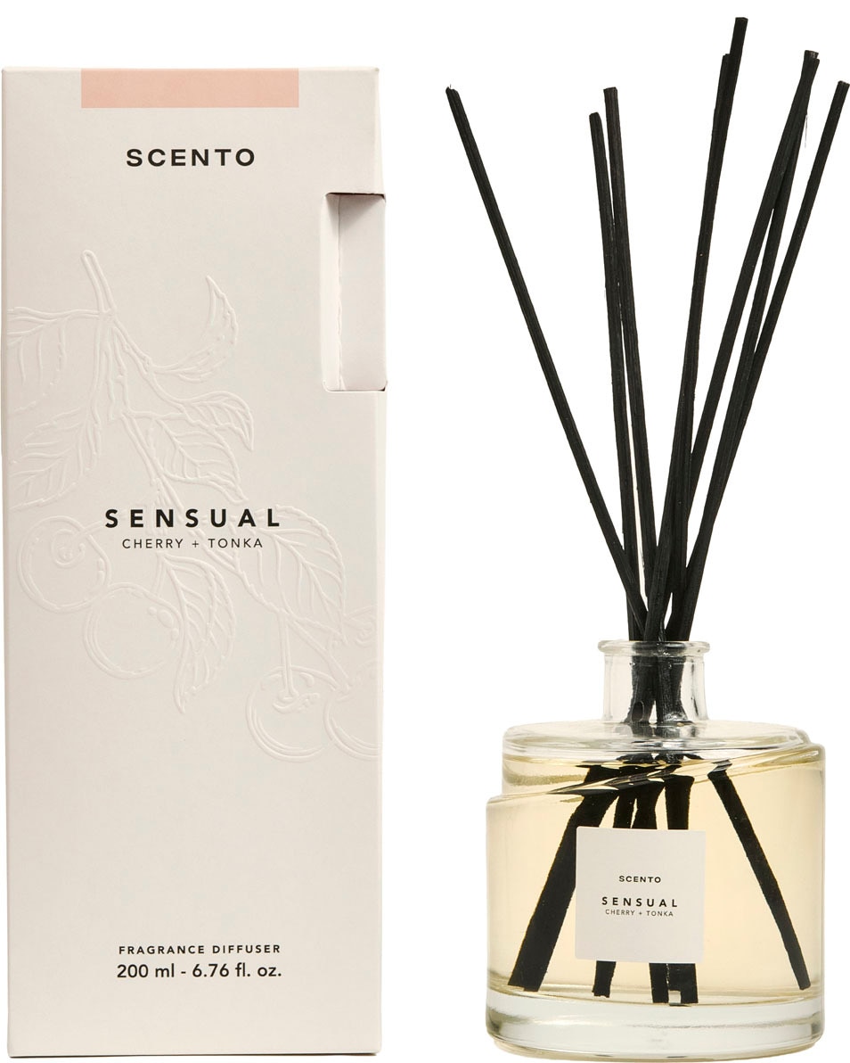 SCENTO Sensual Geurstokjes kersen & tonka 200 ML