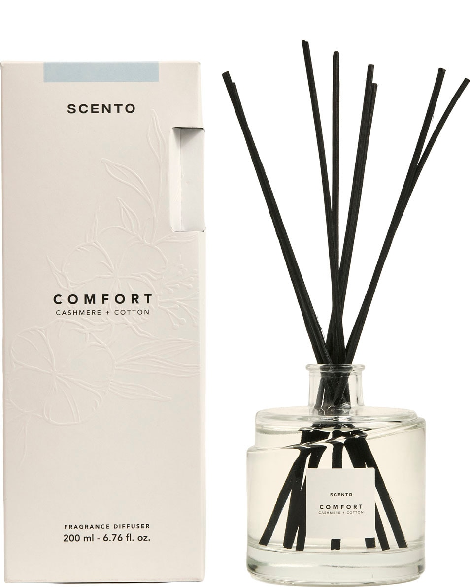 SCENTO Comfort Geurstokjes kasjmier & katoen 200 ML