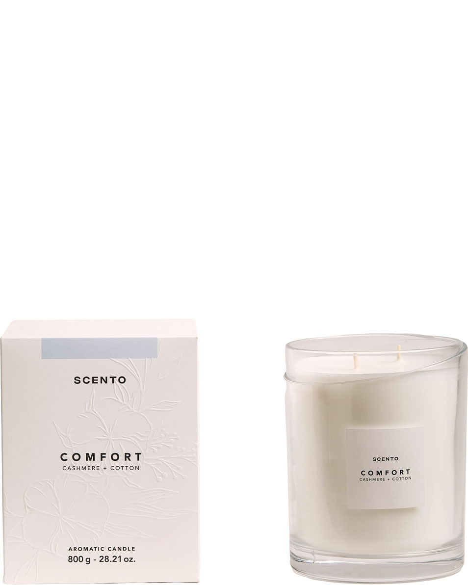 SCENTO Blooming Bougie parfumée pivoine & rose 800 G