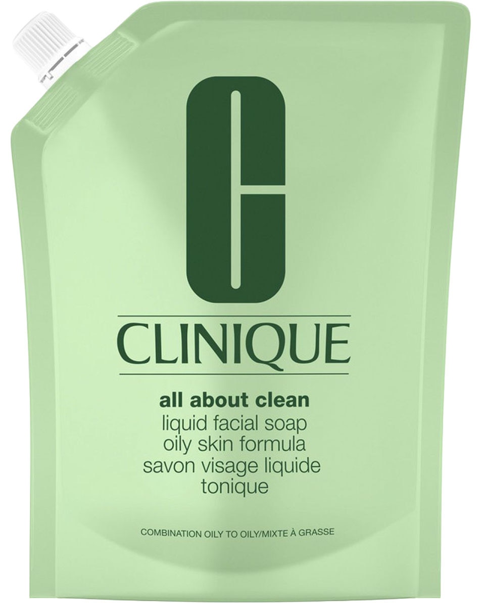 CLINIQUE All About Clean Navulling Verfrissende Vloeibare Gezichtszeep – Voor gemengde tot vette huid 400 ML