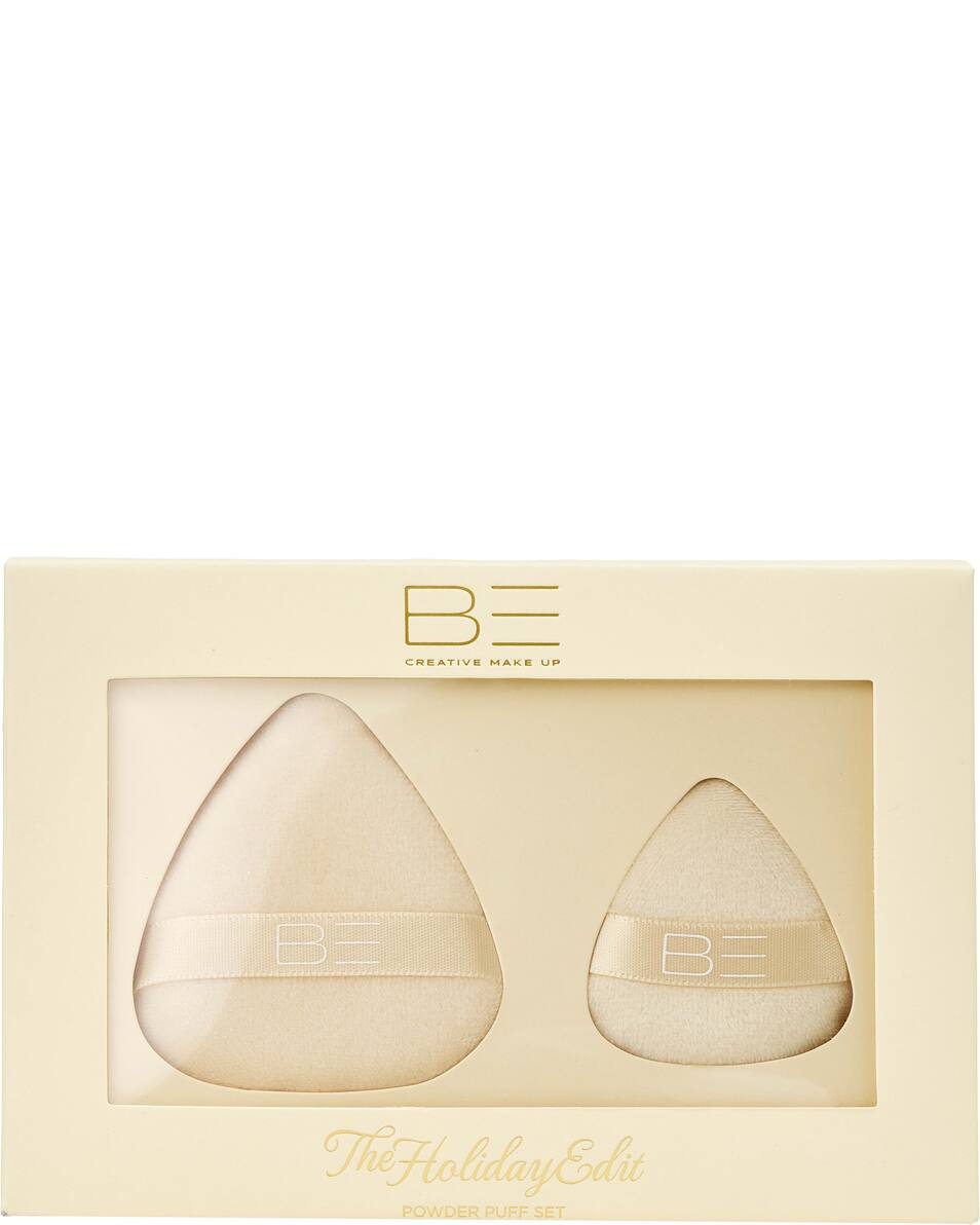 BE Creative Make Up The Holiday Edit Collection Powder puff set 2 ST