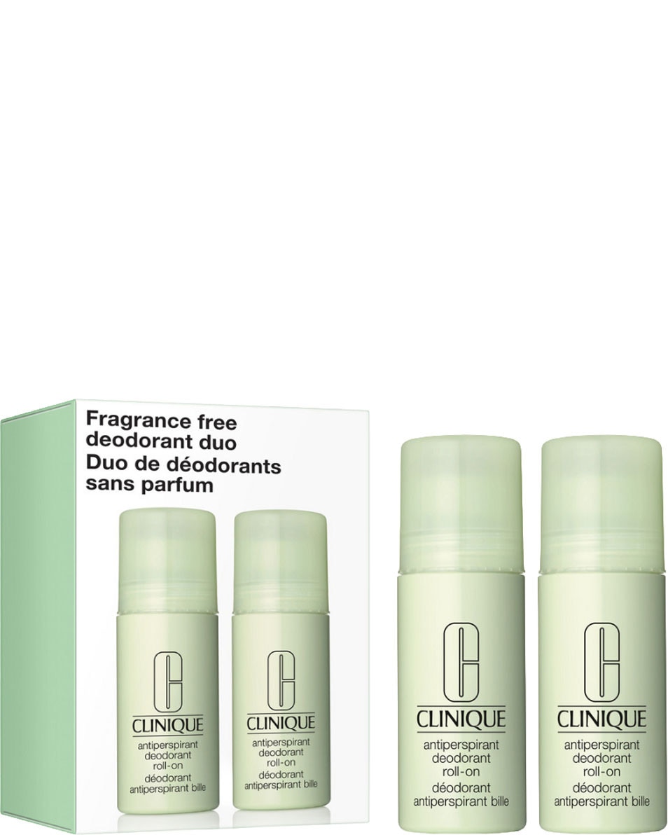 CLINIQUE Clinique For Men Mens Fragrance Free Deodorant Duo Antitranspirant Roll-On Deodorant Duo Set voor Mannen 2 ST