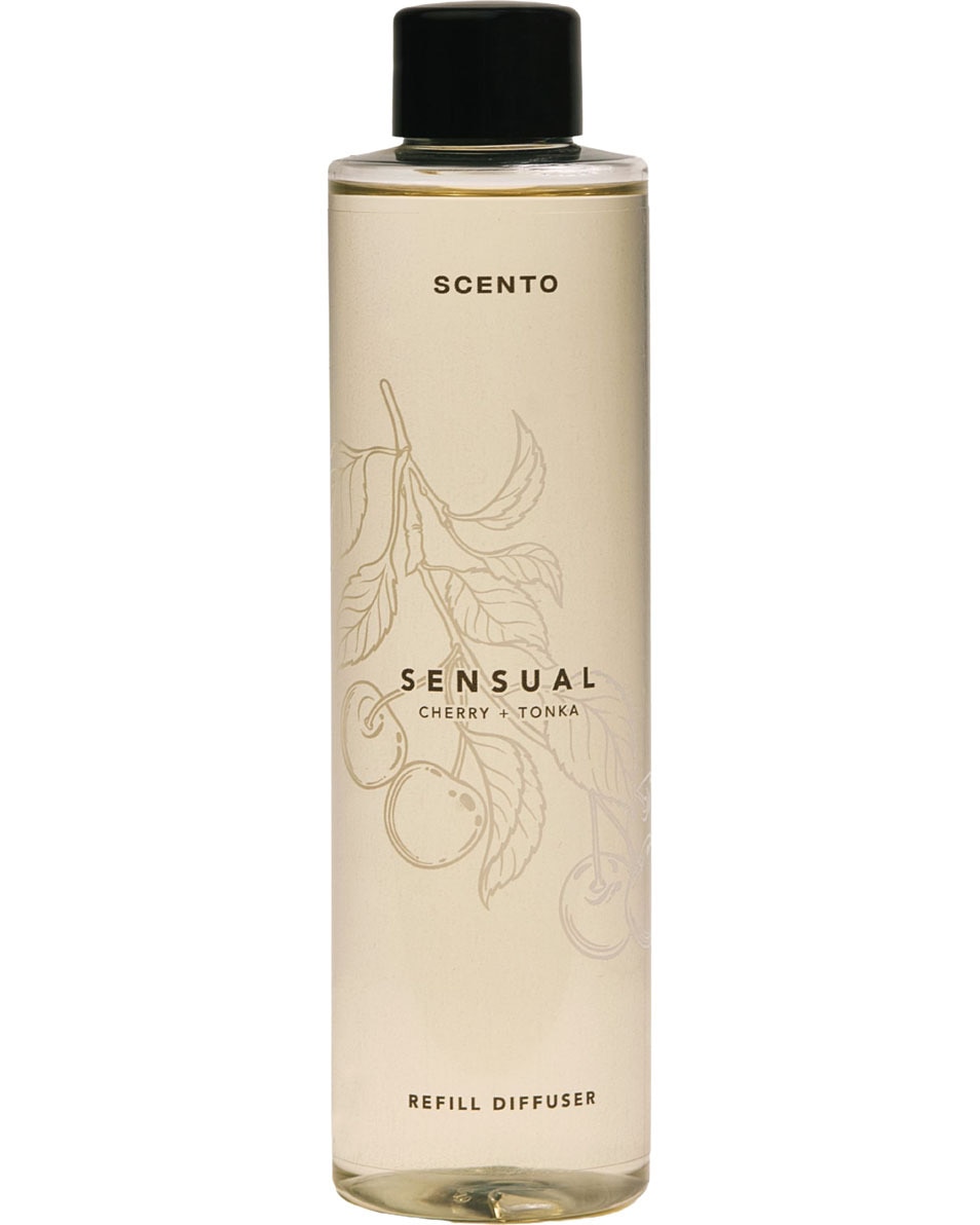 SCENTO Sensual Navulling geurstokjes kersen & tonka 200 ML