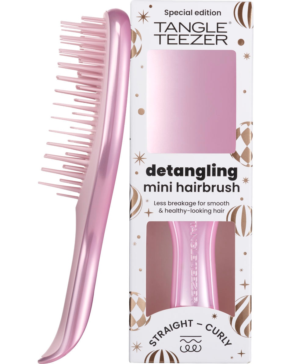 TANGLE TEEZER Ultimate Detangler Mini Chrome Satin Pink Chrome Satin Pink 1 ST