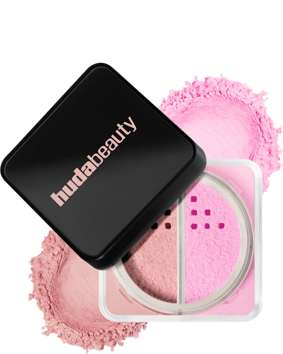 HUDA BEAUTY EASY BAKE DUO LOOSE POWDER PINK UBE