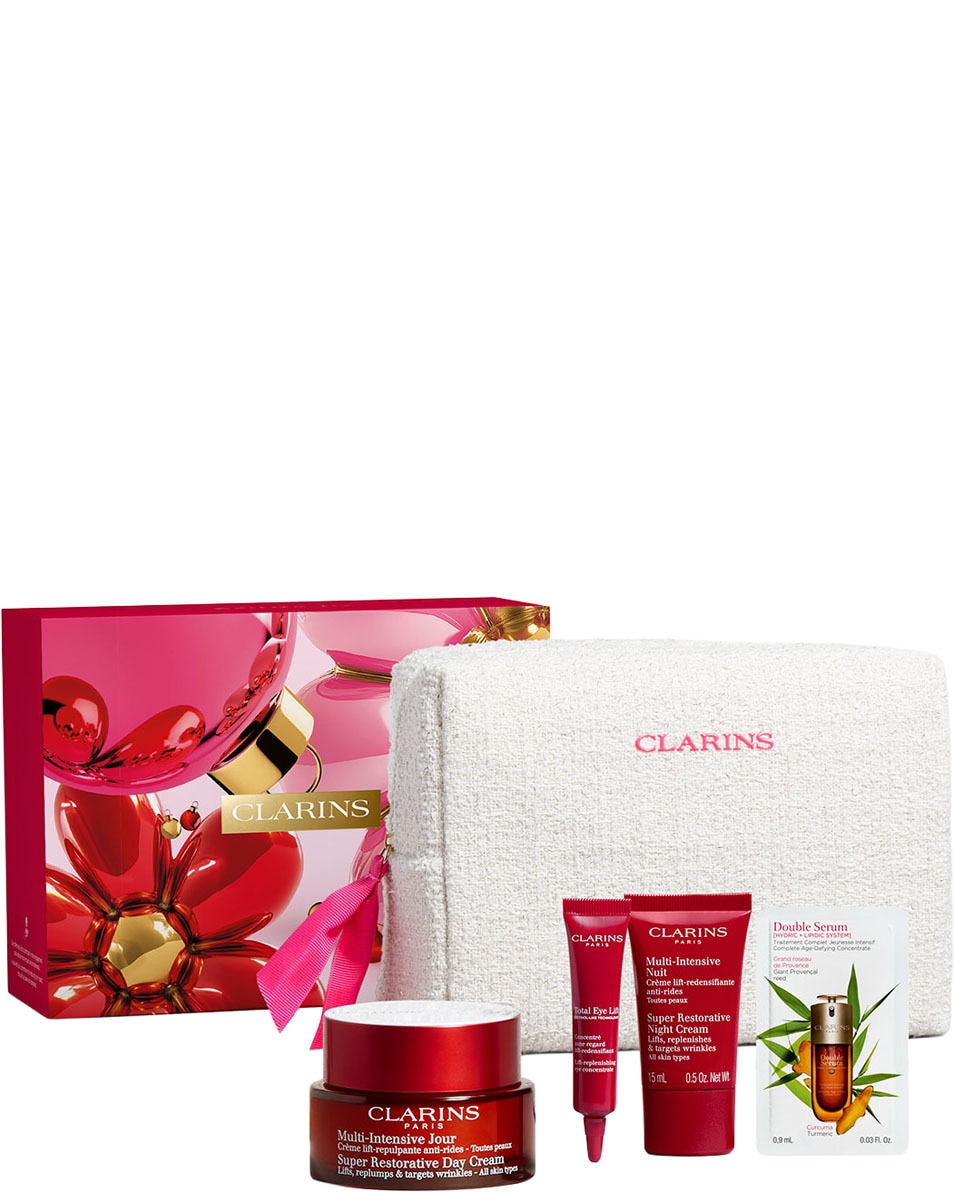 CLARINS Holiday Season 2026 Verzorgingsset tegen rimpels - Super Restorative 3 ST