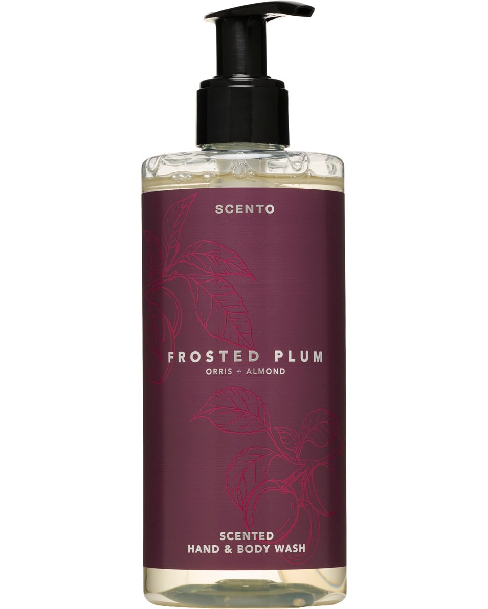 SCENTO Frosted Plum Geparfumeerde hand- en lichaamszeep orris & amandel 290 ML