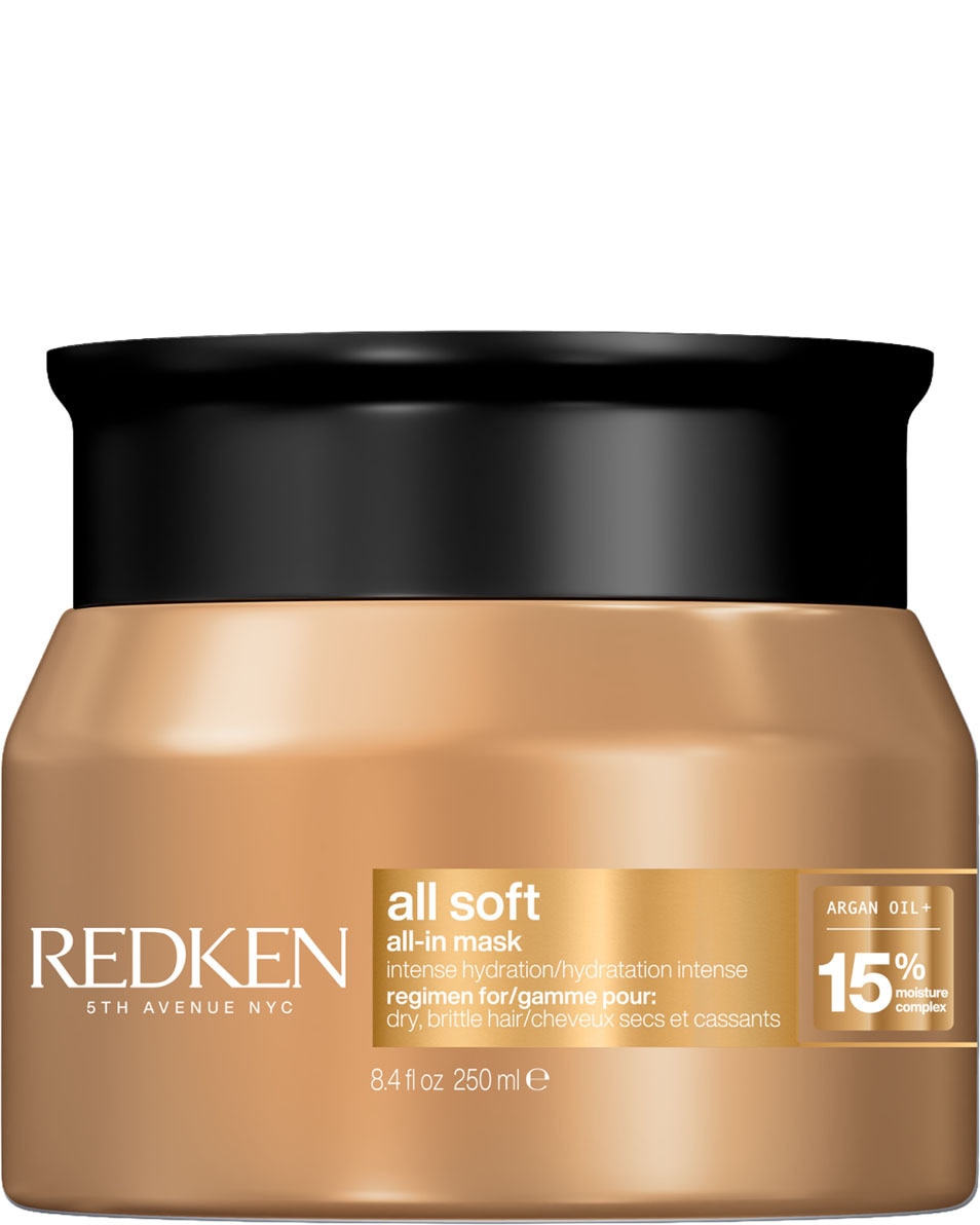 REDKEN All Soft All-in-Mask Haarmasker Voor Droog Haar 250 ML