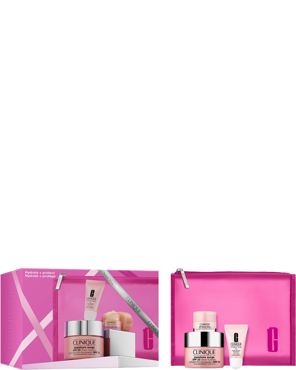 CLINIQUE Moisture Surge Gezichtsverzorgingsset voor hydratatie en bescherming 3 ST