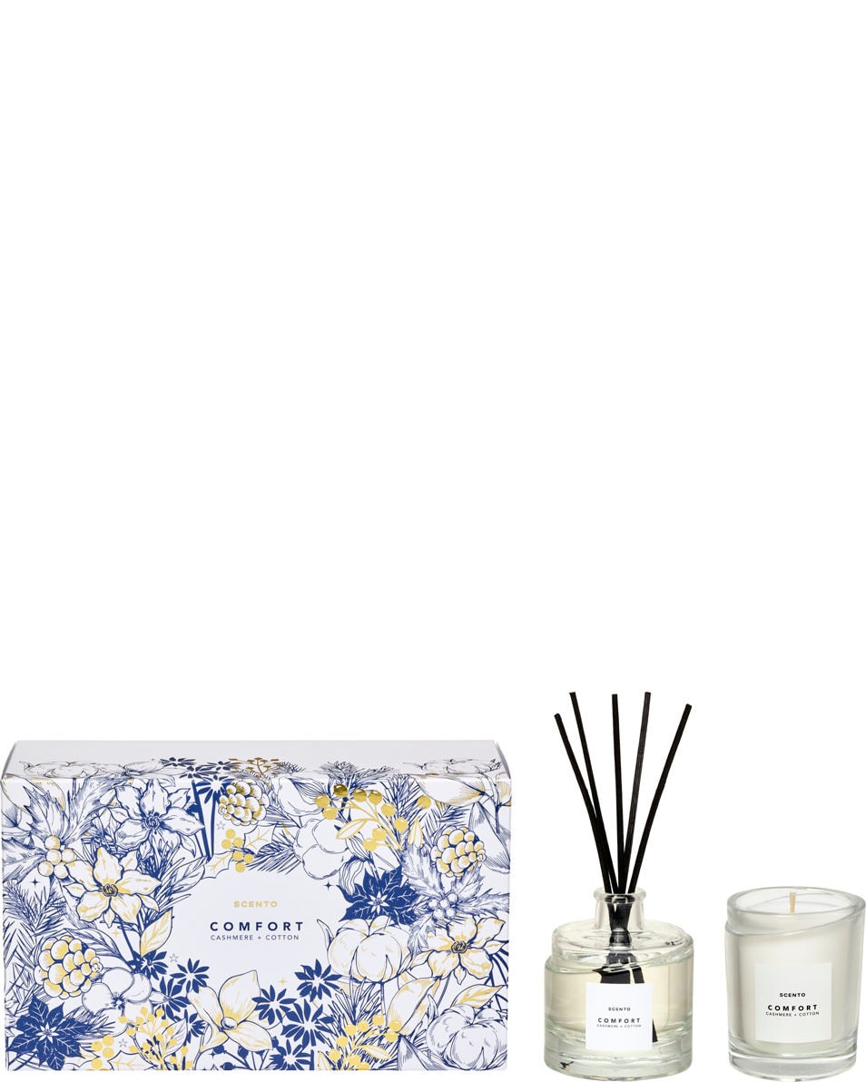 SCENTO comfort Geschenkset Geurverspreider + Kaars 2 ST