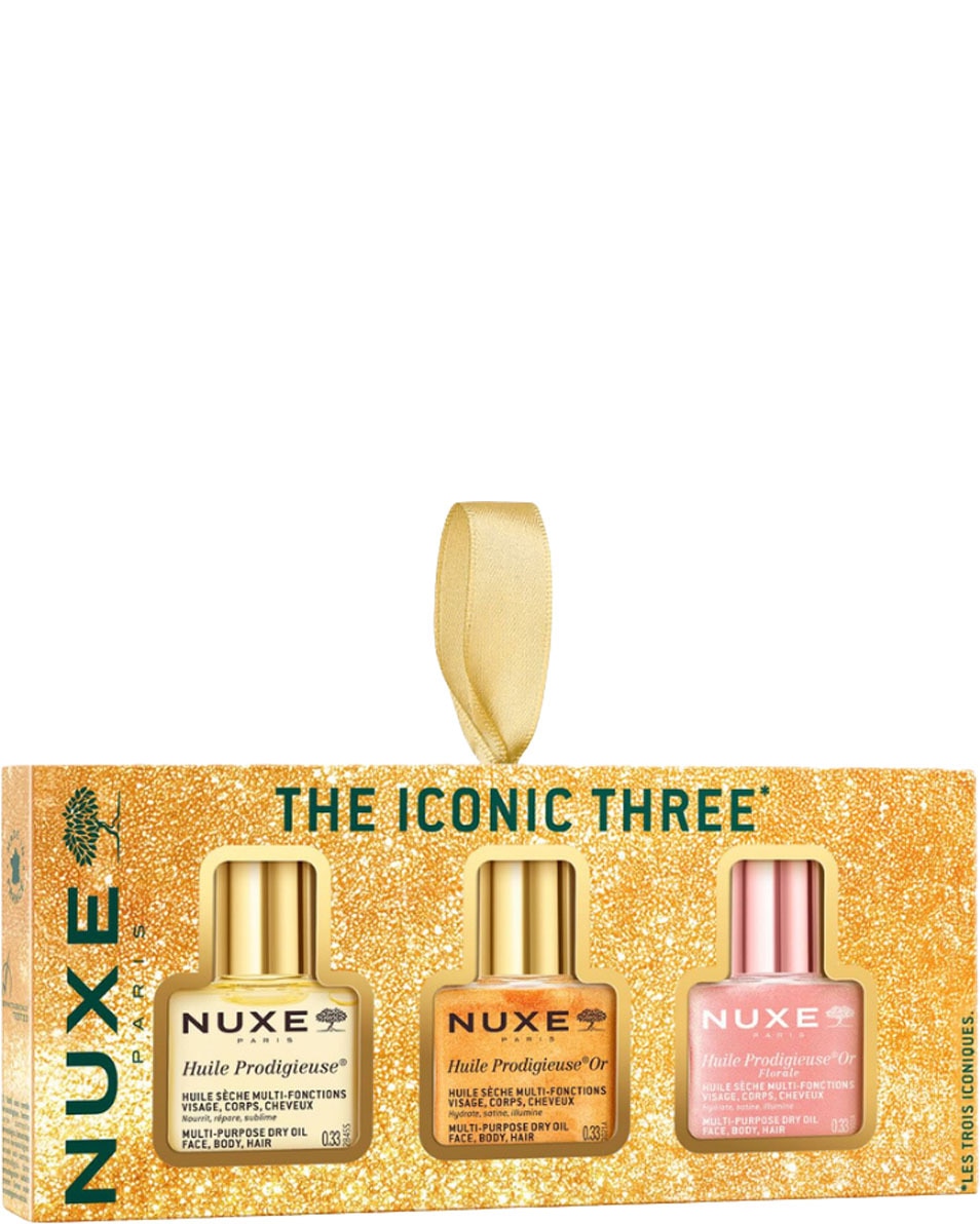 NUXE Huile Prodigieuse Kerst Cadeauset Huile Prodigieuse De drie iconen 3 ST