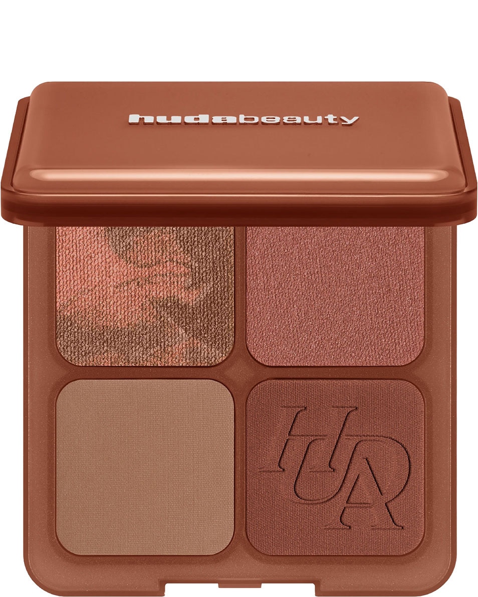 HUDA BEAUTY BRONZE FILTER PALETTE BRONZING AND CONTOUR QUAD TAN