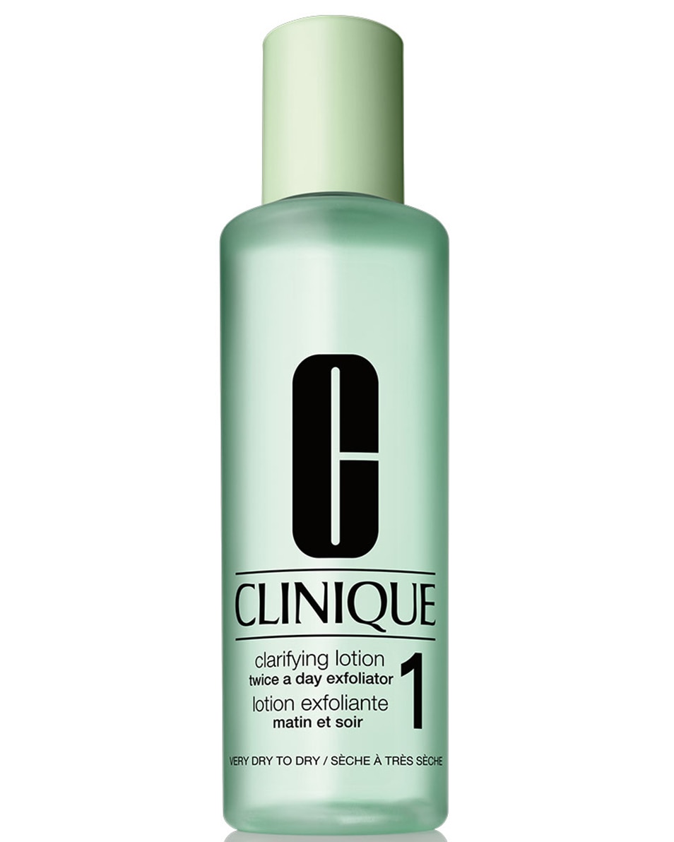 CLINIQUE CLARIFYING LOTION 1 - TWICE A DAY EXFOLIATOR EXFOLIËRENDE LOTION - ZEER DROGE TOT DROGE - 3-STEP SYSTEM 400 ML