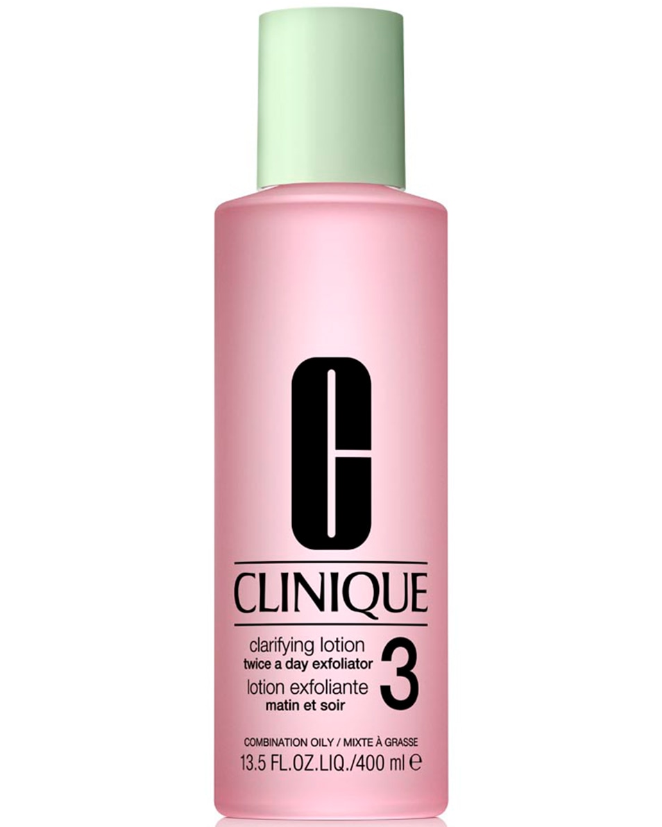 CLINIQUE CLARIFYING LOTION 3 - TWICE A DAY EXFOLIATOR EXFOLIËRENDE LOTION - GEMENGDE TOT VETTE HUID - 3-STEP SYSTEM 400 ML
