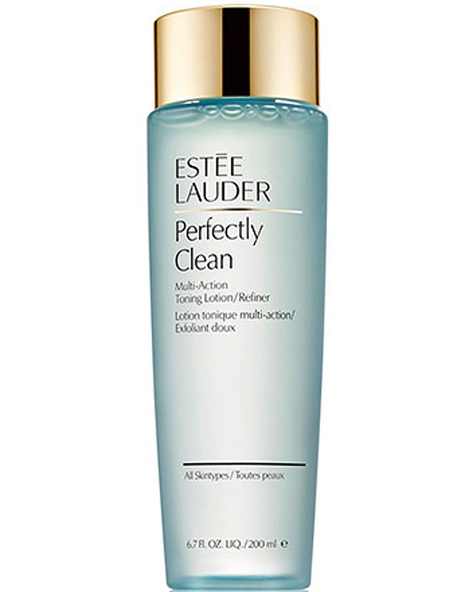ESTÉE LAUDER PERFECTLY CLEAN MULTI-ACTION HYDRATING TONING LOTION/REFINER 2-IN-1 TONER & EXFOLIANT - VERSTEVIGEND & ZUIVEREND 200 ML