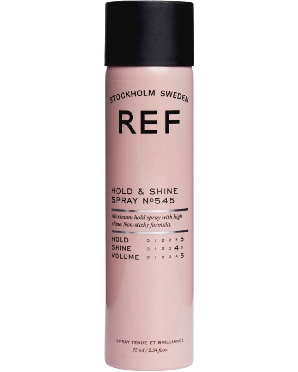 REF STOCKHOLM MINI HOLD & SHINE SPRAY Haarspray met hoge glans 75 ML