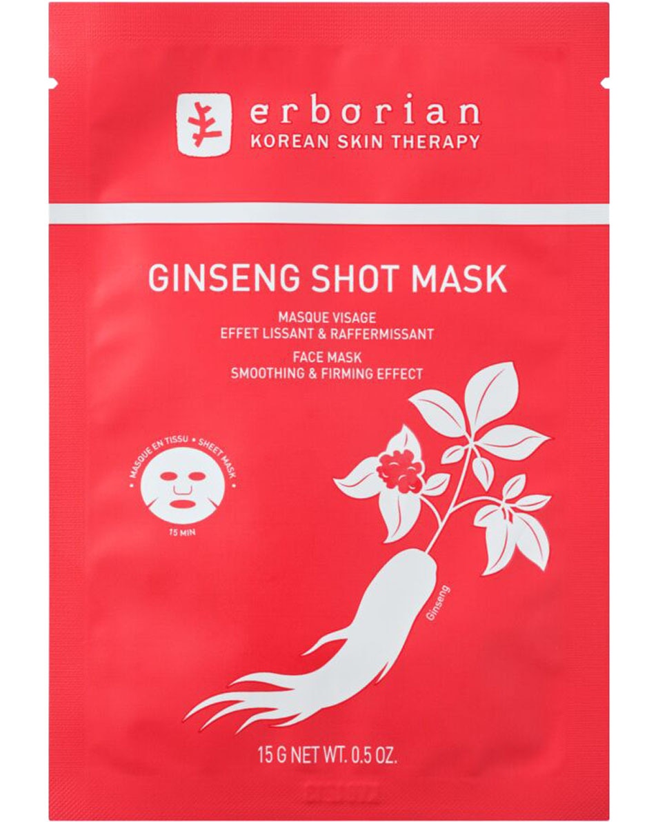 ERBORIAN GINSENG SHOT MASK GEZICHTSMASKER VERZACHTEND EFFECT 15 G
