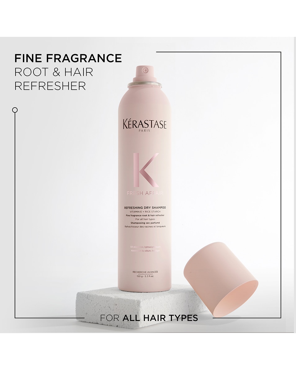 VERFRISSENDE DROOGSHAMPOO VOOR ALLE HAARTYPES