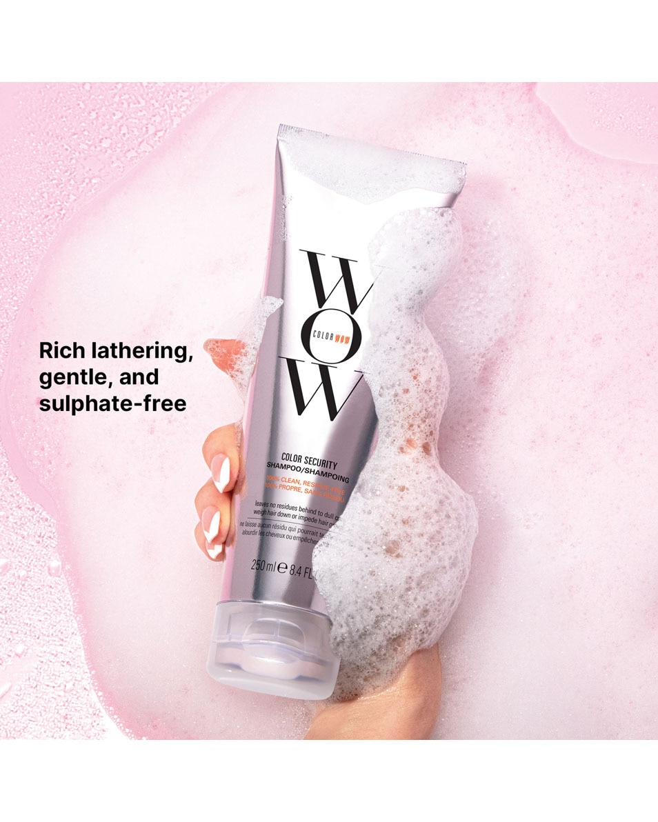 COLOR WOW Color Security Shampoo -Voor Fris Haar En Een Gezond-Uitziende Hoofdhuid 250 ML 2