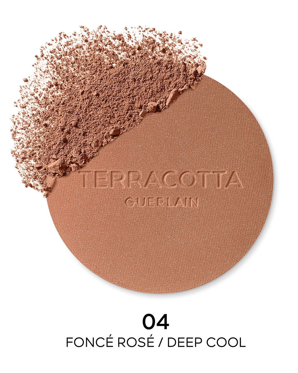GUERLAIN TERRACOTTA BRONZING POWDER - 96% NATURALLY-DERIVED INGREDIENTS 04 FONCÉ ROSÉ 2