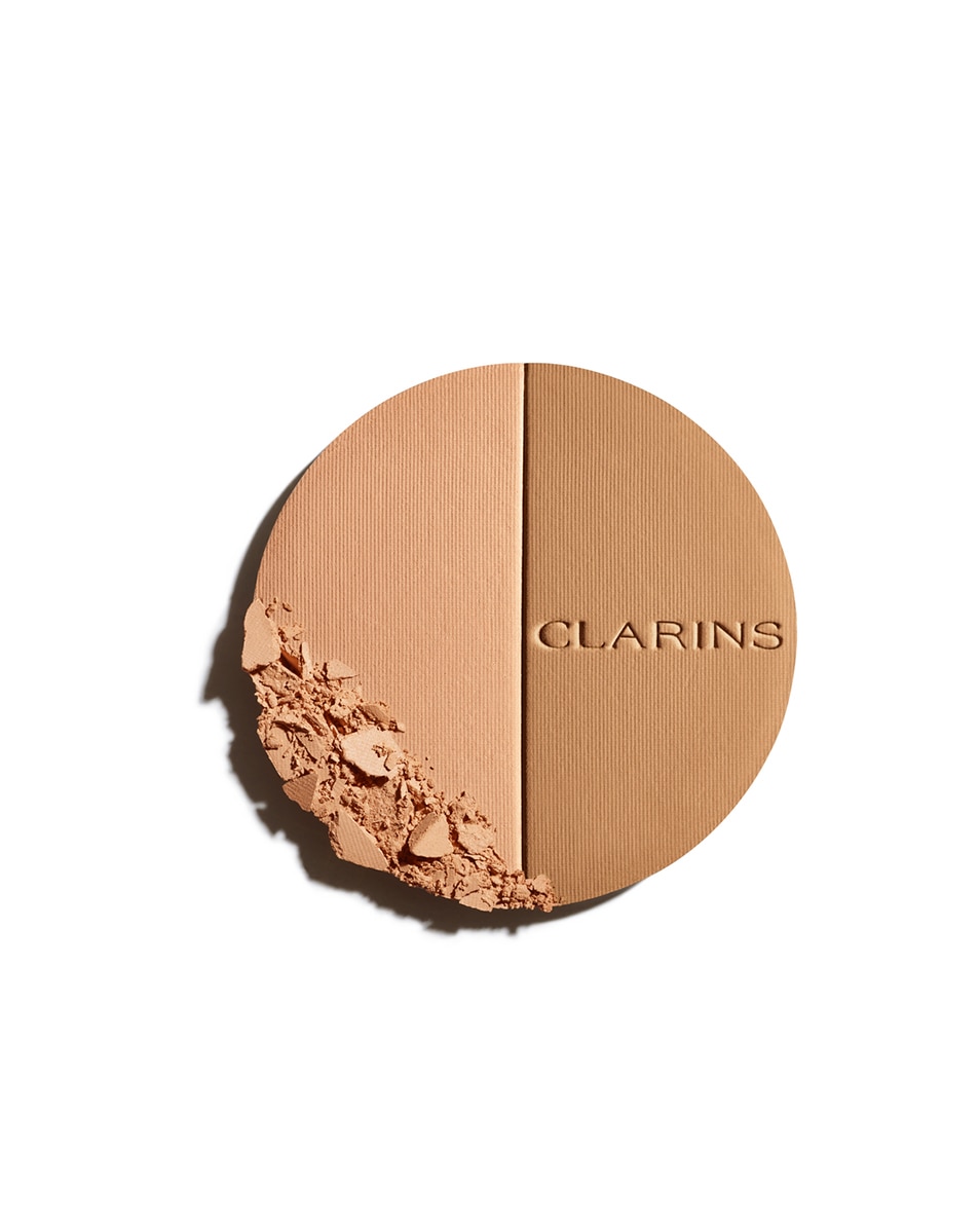 CLARINS MAKE UP BRONZING POWDER EVER BRONZE COMPACT POWDER 02-MEDIUM 2